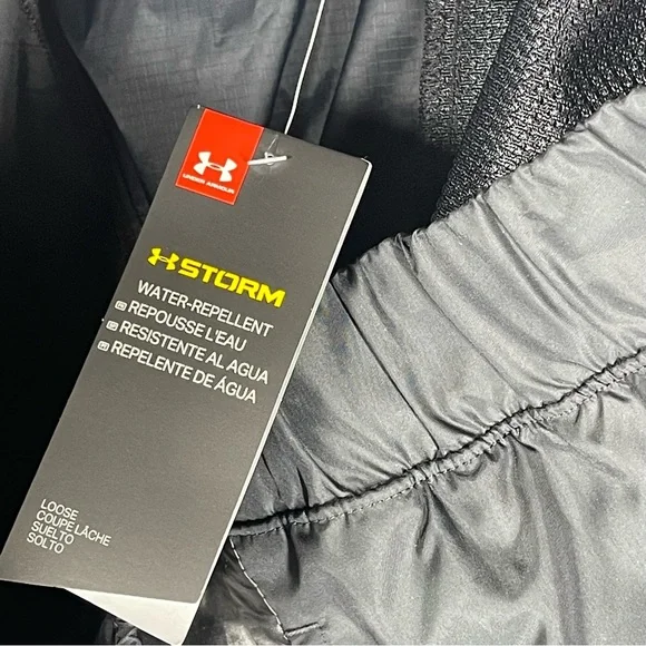 Under Armour Mens Pants XXL Black Elastic Waist Lightweight Pockets - Picture 11 of 13